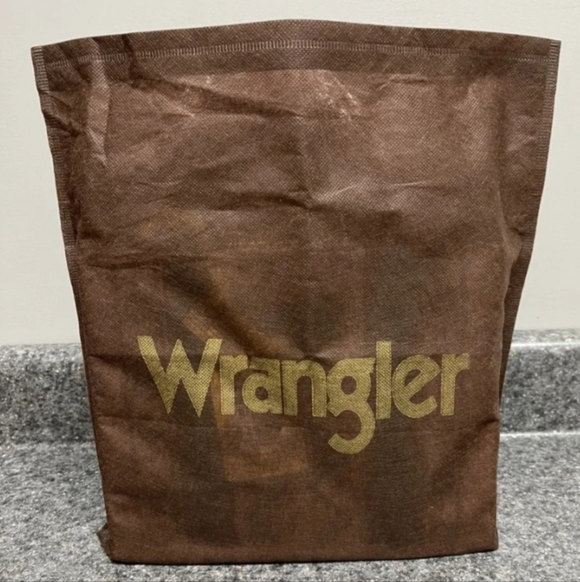 NWT Wrangler Aztec Canvas Tote bag with PU leather trim 5\